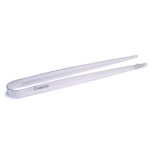 Щипцы для угля №19, Embery Long Tongs, полированная сталь